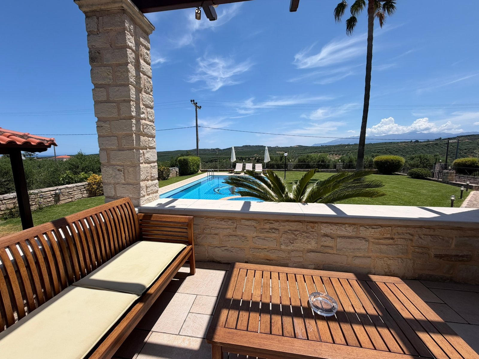 Balcony view Villa Maria Kolymvari sea view