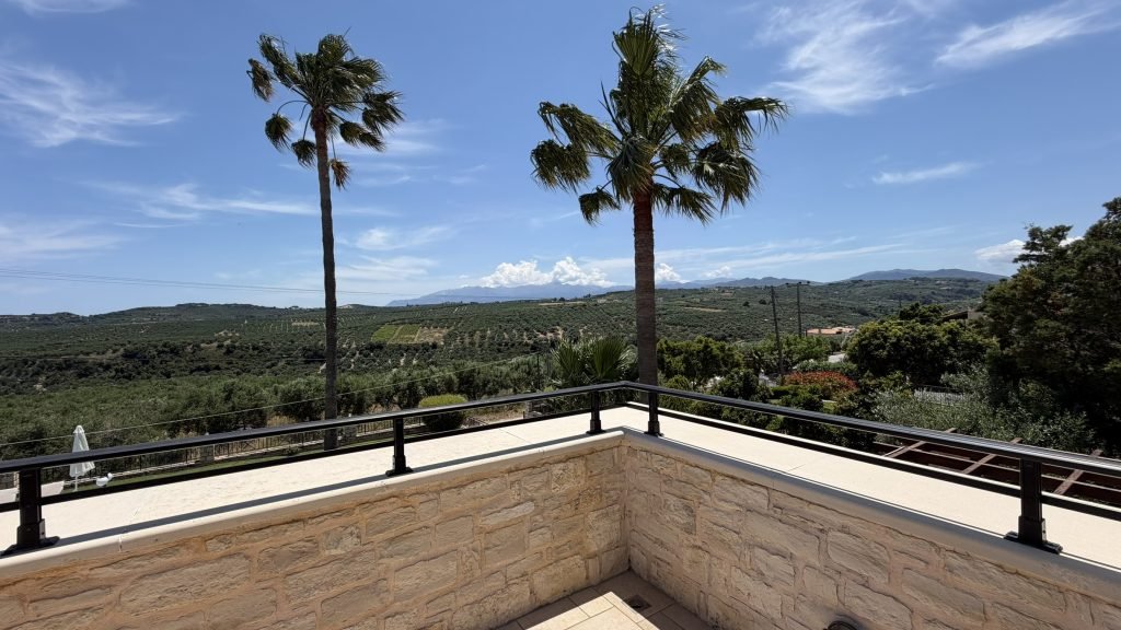 Main balcony Villa Maria sea view Crete